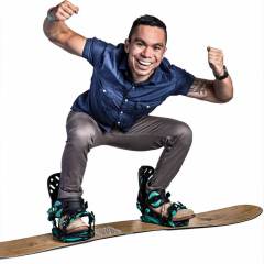 Snowboarder's Business Portrait Reveals His Passion And Personality To Target Audiences