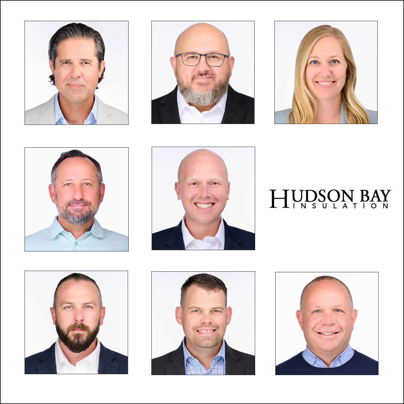 Corporate Headshots - Hudson Bay Insulation Team Photos